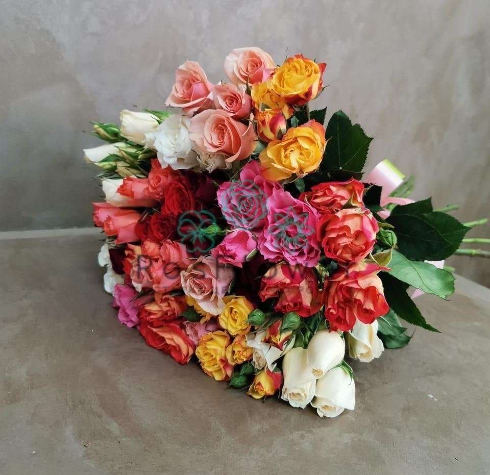 Букет цветов из: Розы в Масловский