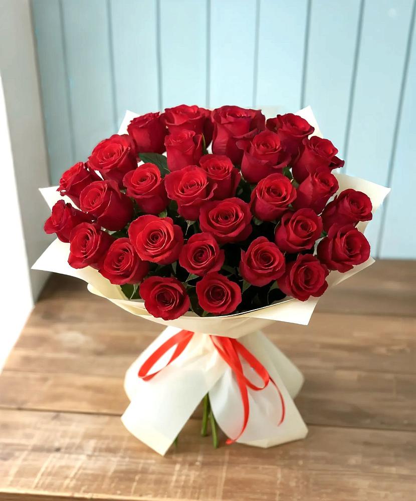 Букет 29 Красных роз в Масловский