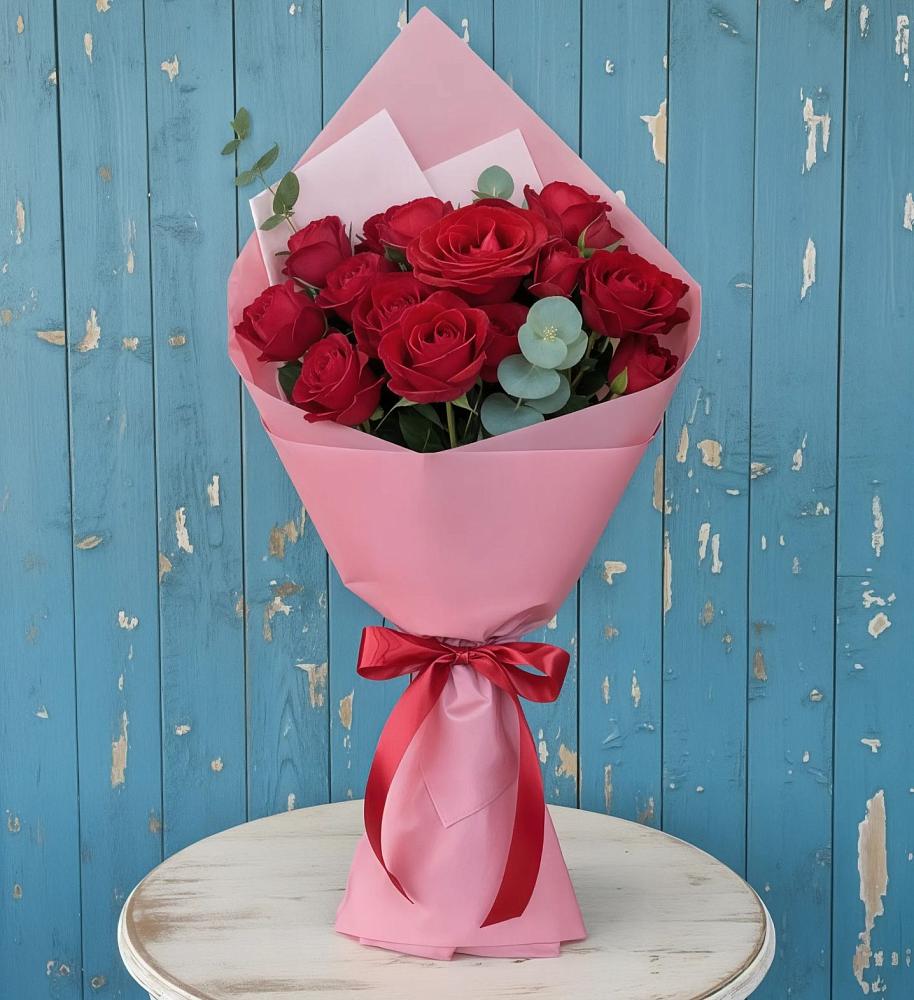 Букет цветов из: Розы в Масловский