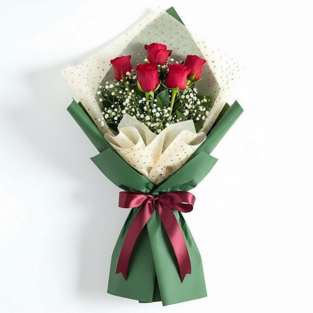 Букет цветов из: Розы в Масловский