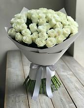Букет 35 Белых роз в Масловский