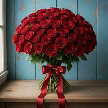 Букет Красные розы Блэк Меджик в Масловский