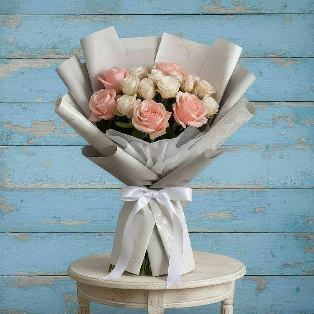 Букет цветов из: Розы в Масловский