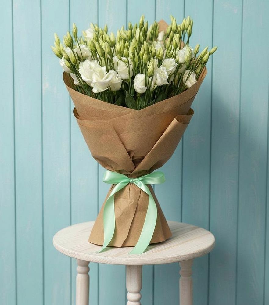 Букет цветов из: Лизиантусы в Масловский