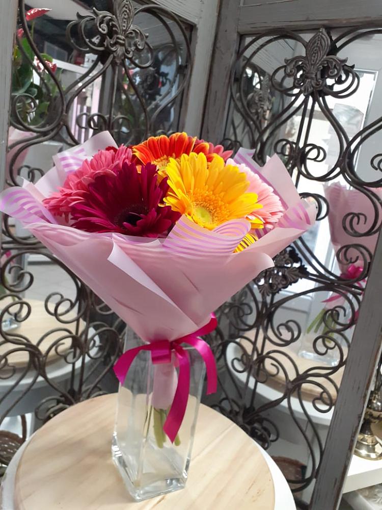 Букет цветов из: Герберы в Масловский