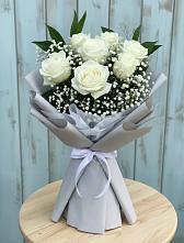 Букет цветов из:  Розы в Масловский