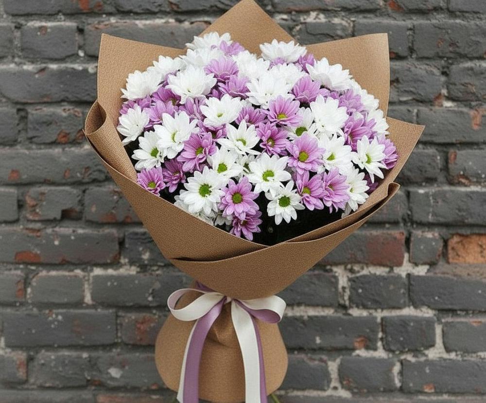 Букет цветов из: Хризантемы в Масловский