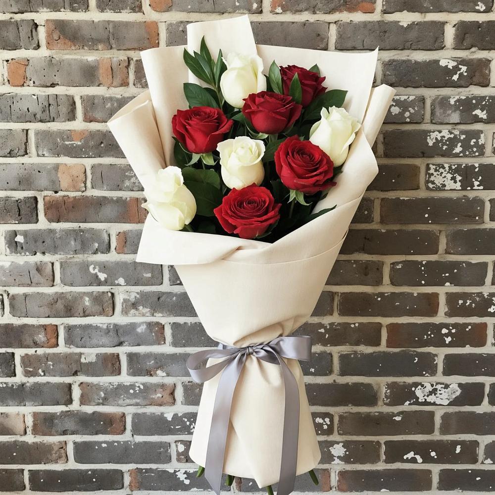 Букет цветов из: Розы в Масловский