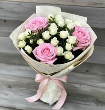 Букет цветов из:  Розы в Масловский