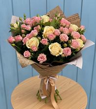 Букет цветов из:  Розы в Масловский