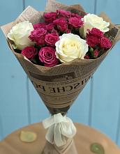 Букет цветов из:  Розы в Масловский