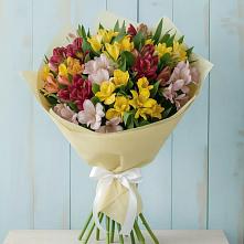 Букет цветов из:  Альстромерии в Масловский