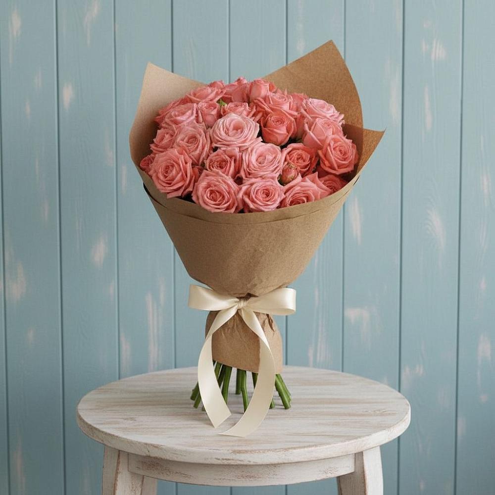 Букет цветов из: Розы в Масловский