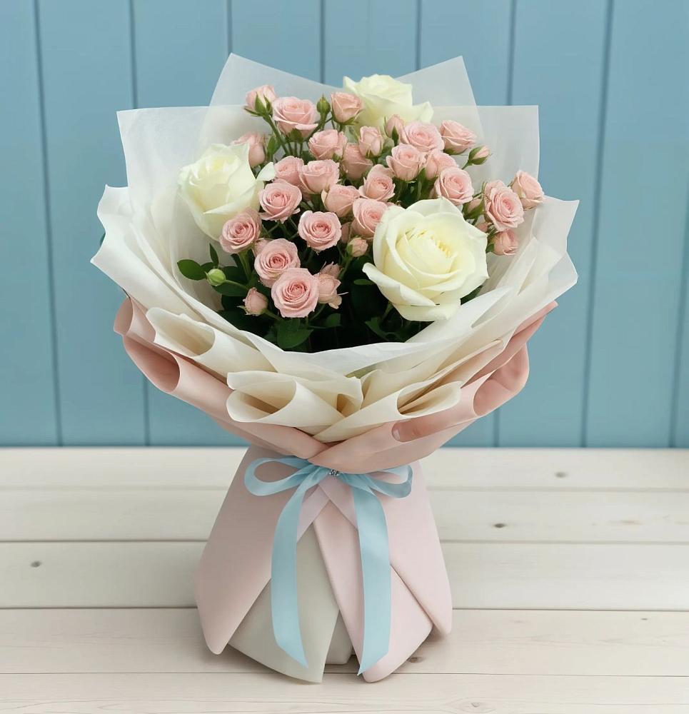 Букет цветов из: Розы в Масловский