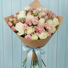 Букет цветов из:  Розы в Масловский