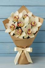 Букет цветов из:  Орхидеи и Розы в Масловский