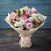 Букет цветов из: Хризантемы, Альстромерии и Розы в Масловский